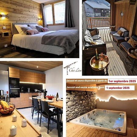 Chez Leon, Jacuzzi Et Sauna Des Le 1Er Septembre 2025 Samoëns Εξωτερικό φωτογραφία